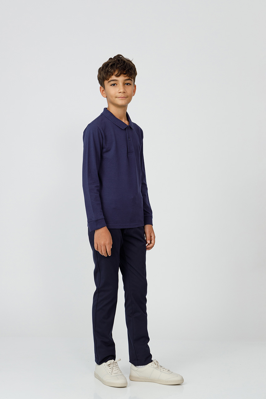 Tricou polo slim copii unisex 998